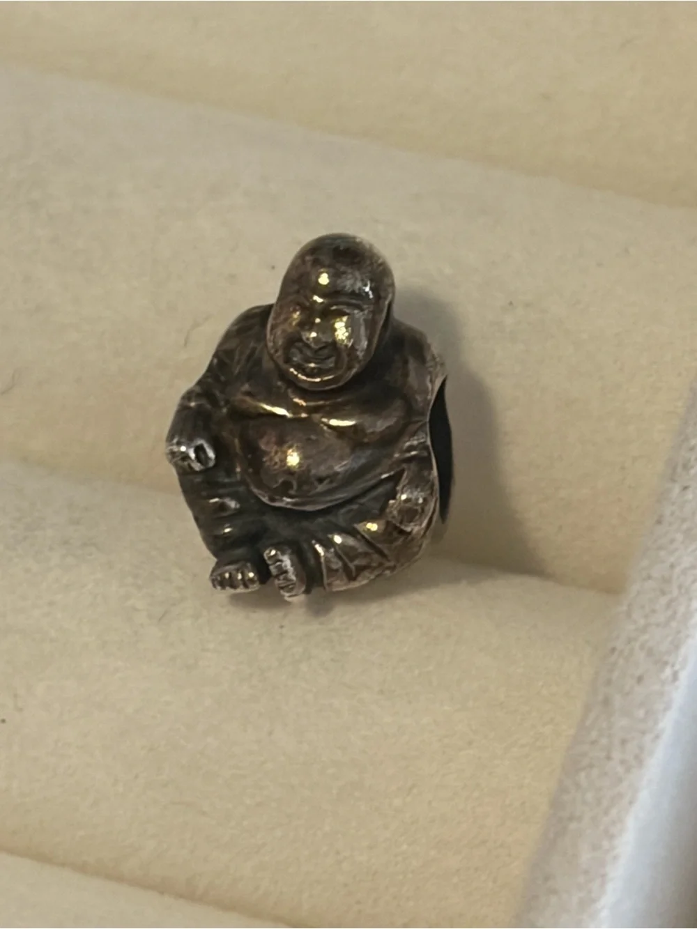 Retired Pandora laughing Buddha charm - Picture 1 of 3